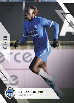 Victor Olatunji Liberec SportZoo FORTUNA:LIGA 2022/23 2. serie Black /19 #304