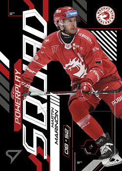 Martin Marincin Trinec Tipsport ELH 2024/25 SportZoo 2. serie Powerplay Squad #PS-02