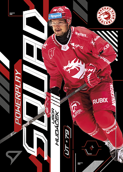 Libor Hudacek Trinec Tipsport ELH 2024/25 SportZoo 2. serie Powerplay Squad #PS-06