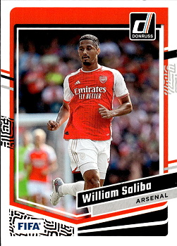 William Saliba Arsenal Panini Donruss Soccer 2023/24 #73