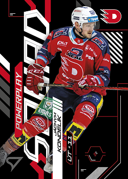 Jachym Kondelik Pardubice Tipsport ELH 2024/25 SportZoo 2. serie Powerplay Squad #PS-12