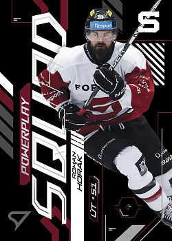 Roman Horak Sparta Tipsport ELH 2024/25 SportZoo 2. serie Powerplay Squad #PS-16