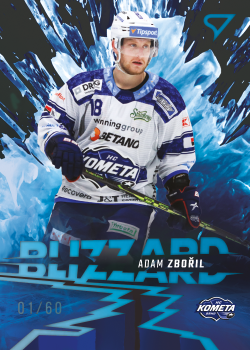 Adam Zboril Kometa Brno Tipsport ELH 2023/24 SportZoo 1. serie Blizzard /60 #BL-22