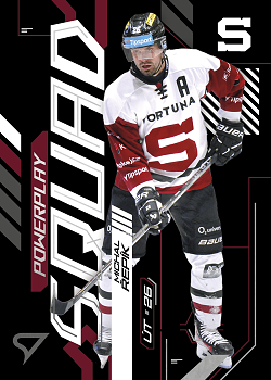 Michal Repik Sparta Tipsport ELH 2024/25 SportZoo 2. serie Powerplay Squad #PS-21