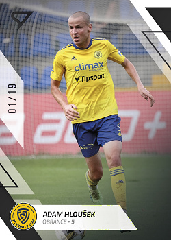 Adam Hlousek Zlin SportZoo FORTUNA:LIGA 2022/23 2. serie Black /19 #328