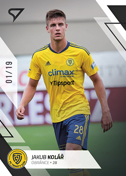 Jakub Kolar Zlin SportZoo FORTUNA:LIGA 2022/23 2. serie Black /19 #330