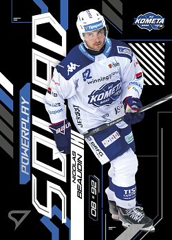 Nicolas Beaudin Kometa Brno Tipsport ELH 2024/25 SportZoo 2. serie Powerplay Squad #PS-29