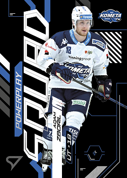 Adam Zboril Kometa Brno Tipsport ELH 2024/25 SportZoo 2. serie Powerplay Squad #PS-34