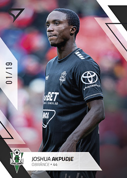 Joshua Akpudje Jablonec SportZoo FORTUNA:LIGA 2022/23 2. serie Black /19 #340