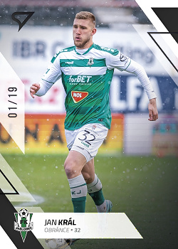 Jan Kral Jablonec SportZoo FORTUNA:LIGA 2022/23 2. serie Black /19 #341