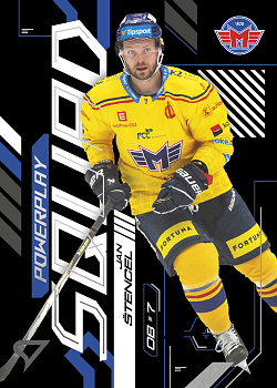 Jan Stencel Ceske Budejovice Tipsport ELH 2024/25 SportZoo 2. serie Powerplay Squad #PS-36