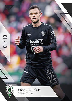 Daniel Soucek Jablonec SportZoo FORTUNA:LIGA 2022/23 2. serie Black /19 #343
