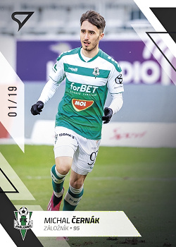 Michal Cernak Jablonec SportZoo FORTUNA:LIGA 2022/23 2. serie Black /19 #345