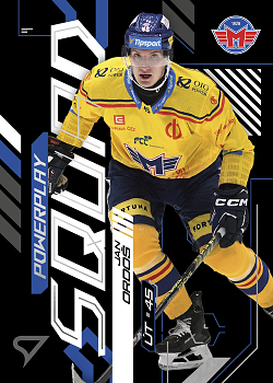 Jan Ordos Ceske Budejovice Tipsport ELH 2024/25 SportZoo 2. serie Powerplay Squad #PS-40