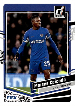 Moises Caicedo Chelsea Panini Donruss Soccer 2023/24 #76