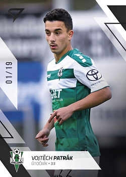 Vojtech Patrak Jablonec SportZoo FORTUNA:LIGA 2022/23 2. serie Black /19 #350