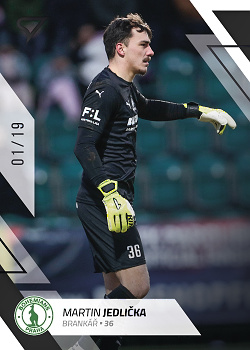 Martin Jedlicka Bohemians Praha SportZoo FORTUNA:LIGA 2022/23 2. serie Black /19 #351
