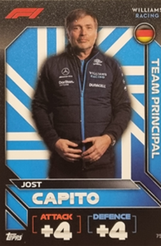 Jost Capito Williams Topps F1 Turbo Attax 2022 F1 Teams #75