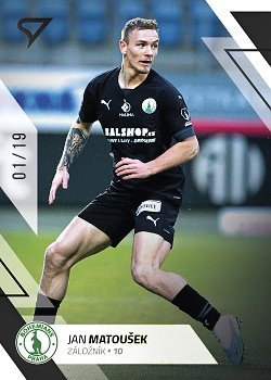 Jan Matousek Bohemians Praha SportZoo FORTUNA:LIGA 2022/23 2. serie Black /19 #358