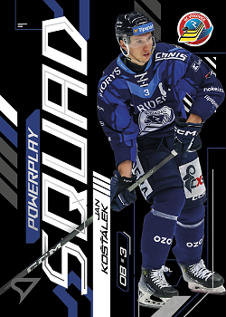 Jan Kostalek Vitkovice Tipsport ELH 2024/25 SportZoo 2. serie Powerplay Squad #PS-54