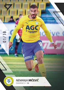 Nemanja Micevic Teplice SportZoo FORTUNA:LIGA 2022/23 2. serie Black /19 #365