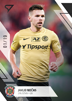 Jakub Necas Brno SportZoo FORTUNA:LIGA 2022/23 2. serie Black /19 #375