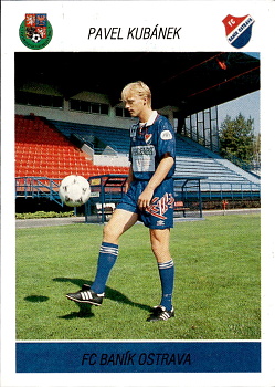 P. Kubanek Banik Ostrava PAPYRO Podzim 94 1. ceska fotbalova liga 1994/95 #188