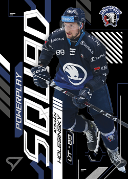 Adrian Holesinsky Plzen Tipsport ELH 2024/25 SportZoo 2. serie Powerplay Squad #PS-74