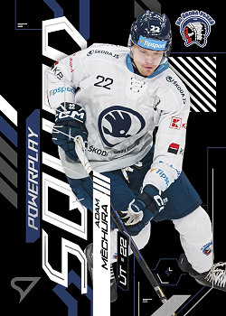 Adam Mechura Plzen Tipsport ELH 2024/25 SportZoo 2. serie Powerplay Squad #PS-77