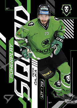 Petr Cajka Mlada Boleslav Tipsport ELH 2024/25 SportZoo 2. serie Powerplay Squad #PS-82