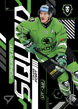 Tomas Fort Mlada Boleslav Tipsport ELH 2024/25 SportZoo 2. serie Powerplay Squad #PS-83