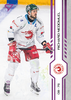 Richard Nedomlel Trinec Tipsport ELH 2024/25 SportZoo 1. serie Purple Iceberg /60 #007