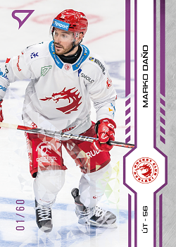 Marko Dano Trinec Tipsport ELH 2024/25 SportZoo 1. serie Purple Iceberg /60 #012