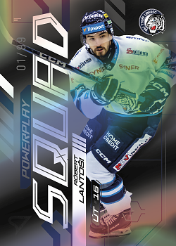 Robert Lantosi Liberec Tipsport ELH 2024/25 SportZoo 2. serie Powerplay Squad Black Rainbow /99 #PS-46