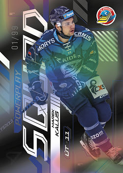 Marek Kalus Vitkovice Tipsport ELH 2024/25 SportZoo 2. serie Powerplay Squad Black Rainbow /99 #PS-59