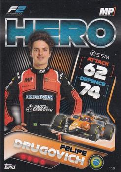 Felipe Drugovich MP Motorsport Topps F1 Turbo Attax 2022 F2 Teams #110