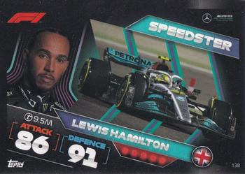 Lewis Hamilton Mercedes-AMG Topps F1 Turbo Attax 2022 F1 Speedster #138