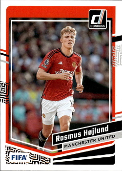 Rasmus Hojlund Manchester United Panini Donruss Soccer 2023/24 #94