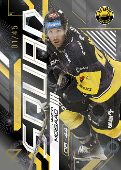 Jared McIsaac Litvinov Tipsport ELH 2024/25 SportZoo 2. serie Powerplay Squad Golden Fireworks /45 #PS-22