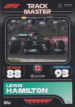 Lewis Hamilton Mercedes-AMG Topps F1 Turbo Attax 2022 F1 Track Masters #173