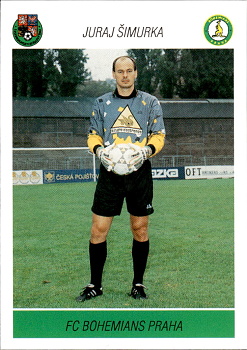 J. Simurka Bohemians Praha PAPYRO Podzim 94 1. ceska fotbalova liga 1994/95 #223
