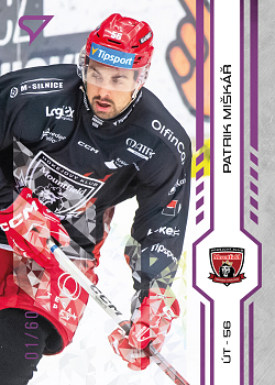 Patrik Miskar Hradec Kralove Tipsport ELH 2024/25 SportZoo 1. serie Purple Iceberg /60 #140