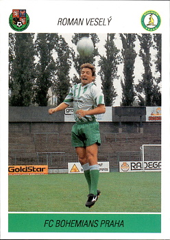 R. Vesely Bohemians Praha PAPYRO Podzim 94 1. ceska fotbalova liga 1994/95 #228