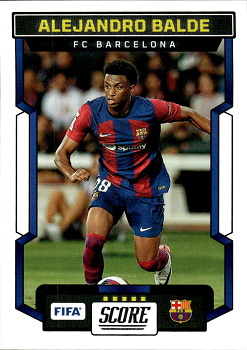 Alejandro Balde FC Barcelona Panini Score FIFA Soccer 2023/24 #90