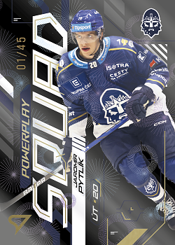 Jaromir Pytlik Kladno Tipsport ELH 2024/25 SportZoo 2. serie Powerplay Squad Golden Fireworks /45 #PS-88