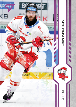 Jan Knotek Olomouc Tipsport ELH 2024/25 SportZoo 1. serie Purple Iceberg /60 #174