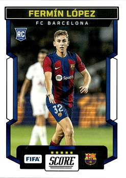 Fermin Lopez FC Barcelona Panini Score FIFA Soccer 2023/24 #95