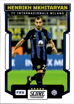 Henrikh Mkhitaryan Internazionale Milano Panini Score FIFA Soccer 2023/24 #100