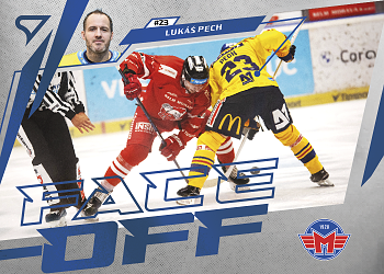 Lukas Pech Ceske Budejovice Tipsport ELH 2024/25 SportZoo 2. serie Face-Off #FO-12