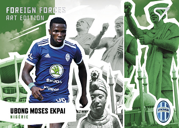 Ubong Moses Ekpai Mlada Boleslav SportZoo FORTUNA:LIGA 2022/23 2. serie Foreign Forces Art Edition #FF-11